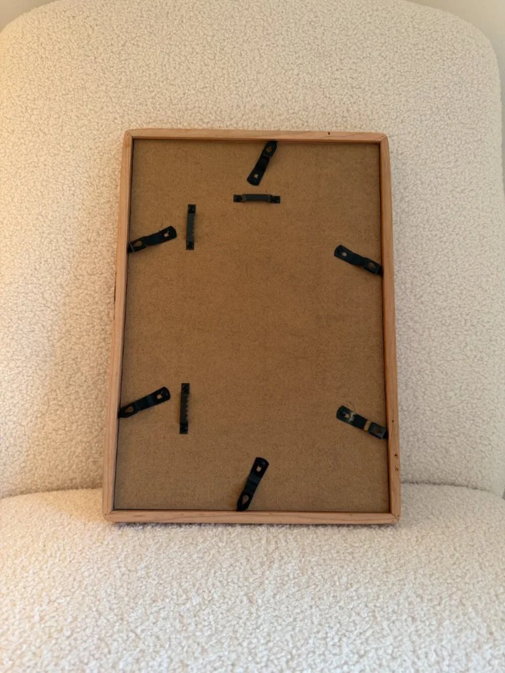 Cherry Wood Picture Frame with Tempered Glass & Rounded Corners